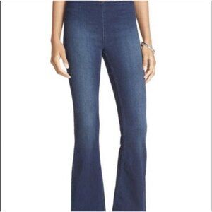 We The Free People Penny Pull On Flare Leg Jeans Size 27 Stretch Blue